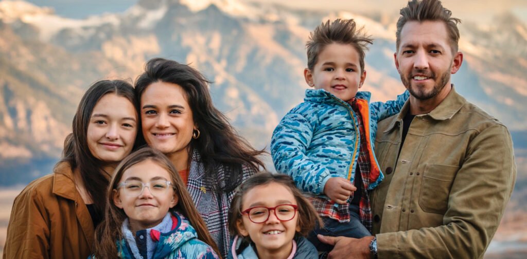 Levi Lusko and his family 